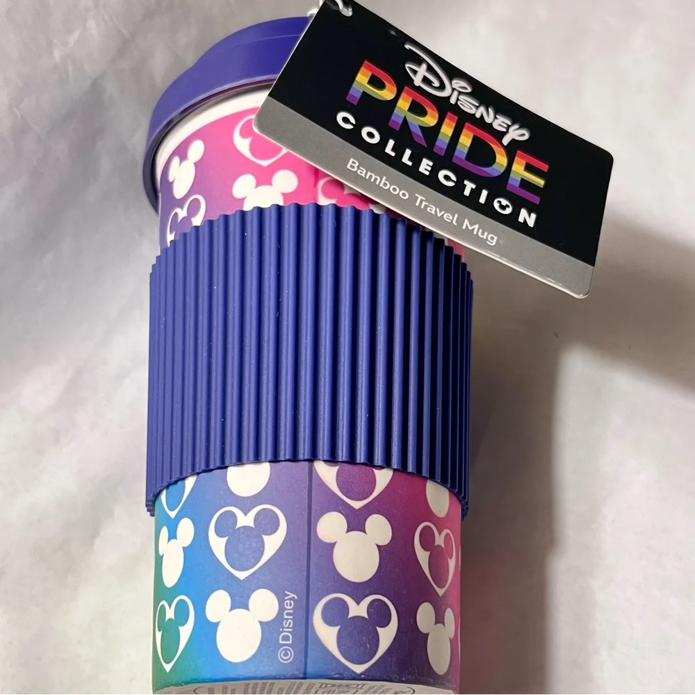 Disney Pride Collection Bamboo Travel Mug Purple/Multi 20oz